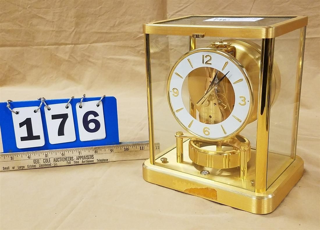 JAEGER LE COULTRE ATMOS CLOCK 9"H X 7 1/2"W X 6"D-WORKS (1 of 6)