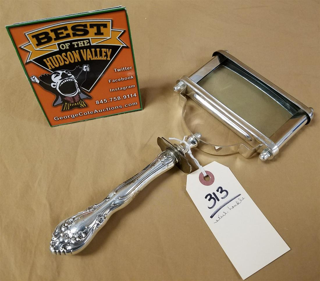 STERL HANDLED MAGNIFYING GLASS 10 1/2" (1 of 3)