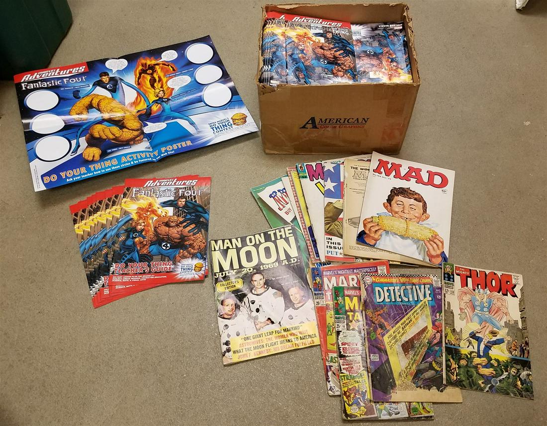 BX MARVEL ADVENTURES FANTASTIC 4 COMICS ETC.& MAD MAGS (1 of 11)