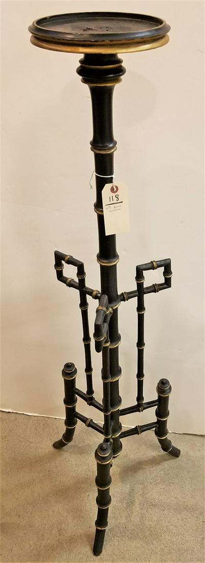 19TH C FAUX BAMBOO FERN STAND 47 1/2" (1 of 2)
