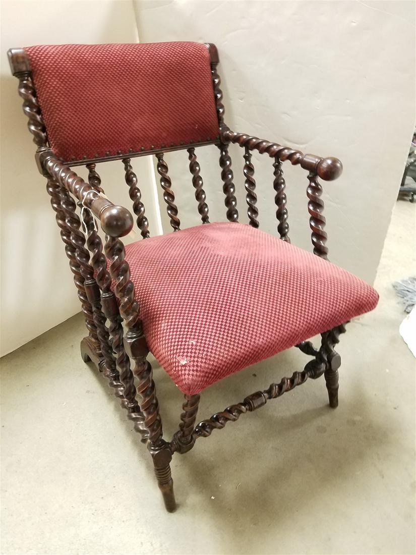 19TH C HUNZINGER? CHAIR CORDTS MANSION (1 of 3)