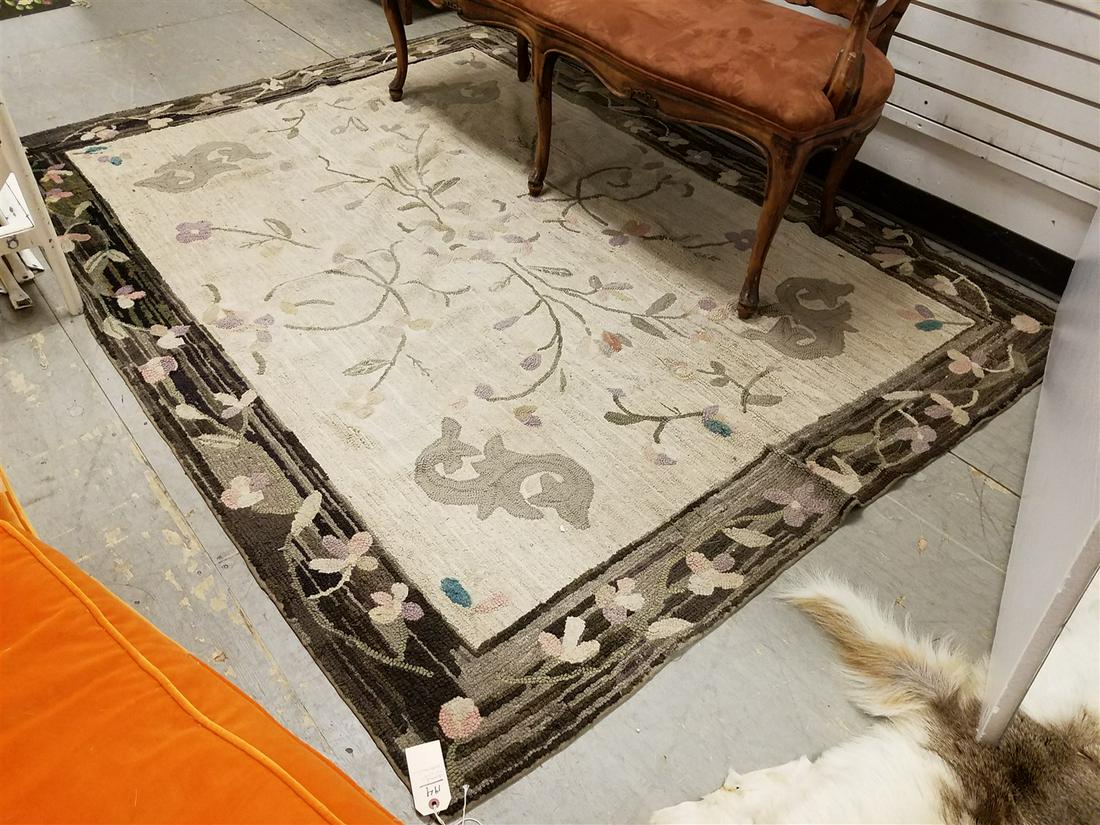 HOOKED RUG 5'9" X 7'9" CORDTS MANSION (1 of 2)
