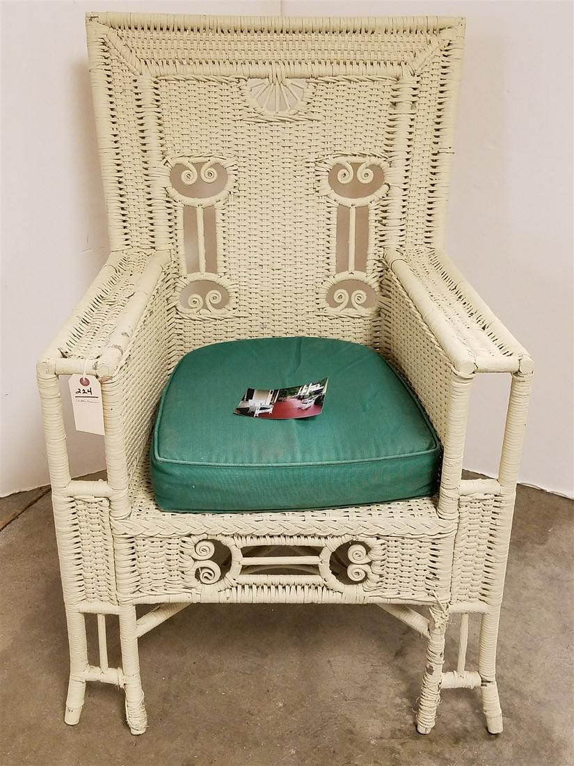 FANCY CANE 19TH ARMCHAIR 42"H X27 1/2"W CORDTS MANSION: FANCY CANE 19TH ARMCHAIR 42"H X27 1/2"W CORDTS MANSION