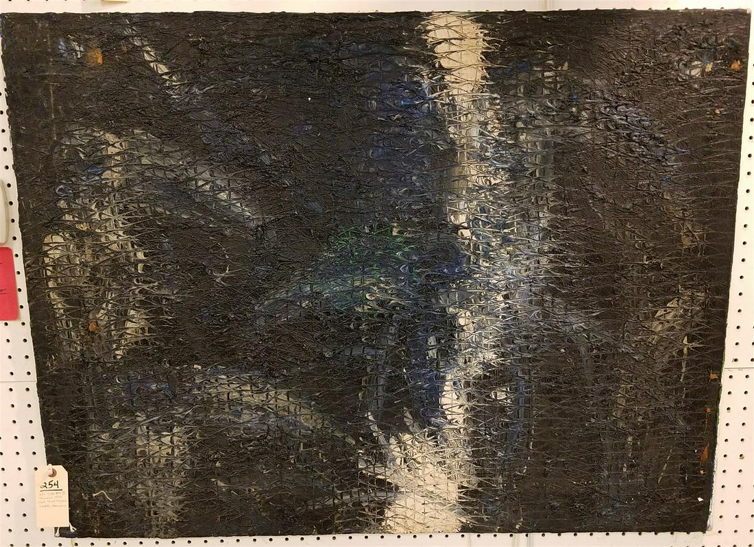 O/C 5:00 AM II TOUCANS SIGNED HUNT SLONEM 1994 30" S 39-1/2" CORDTS MANSION (1 of 2)