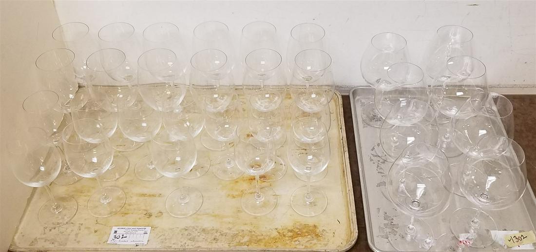TRAY 24 RIEDEL STEMWARE AND 8 OTHER (1 of 5)