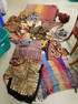 TUB 15 INDO SHAWLS, SCARVES -SILK, CASHMERE AND WOOL