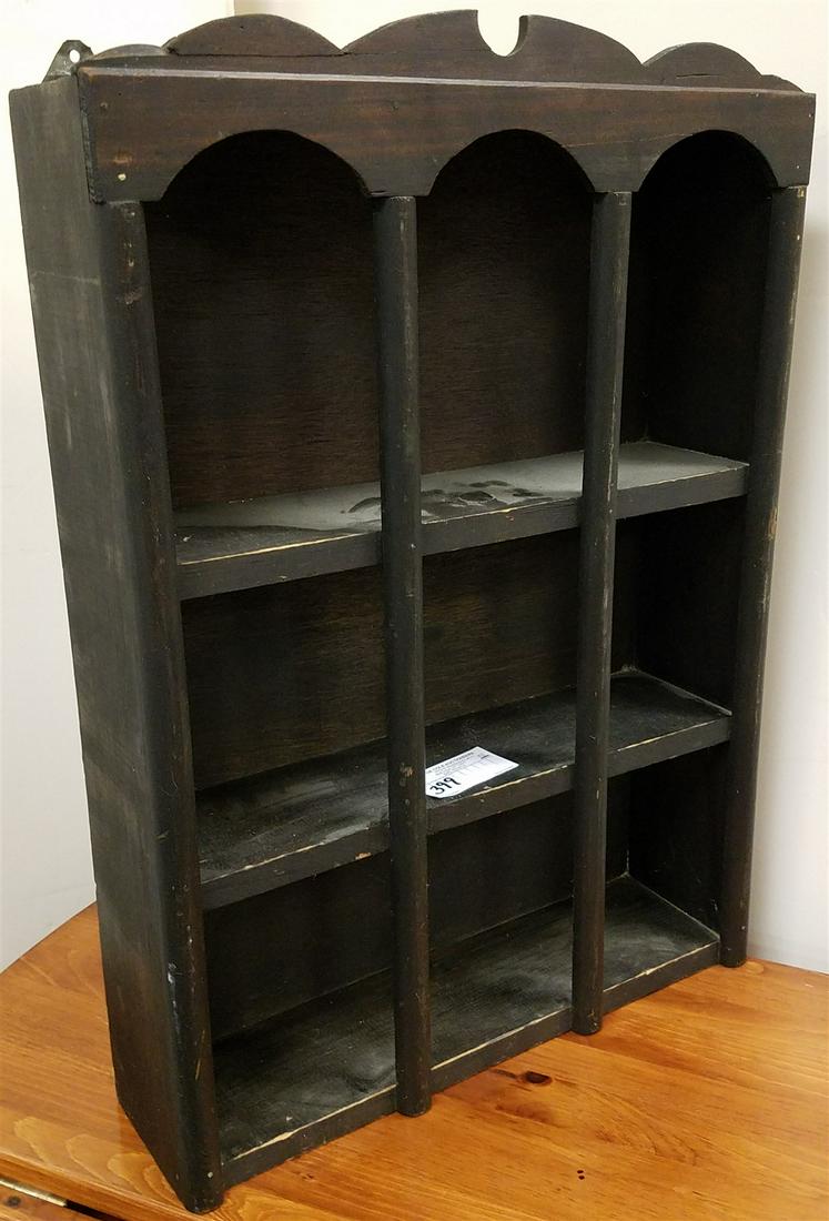 HANGING MUG SHELF 25"H X 18"W X 5 1/4"D (1 of 3)