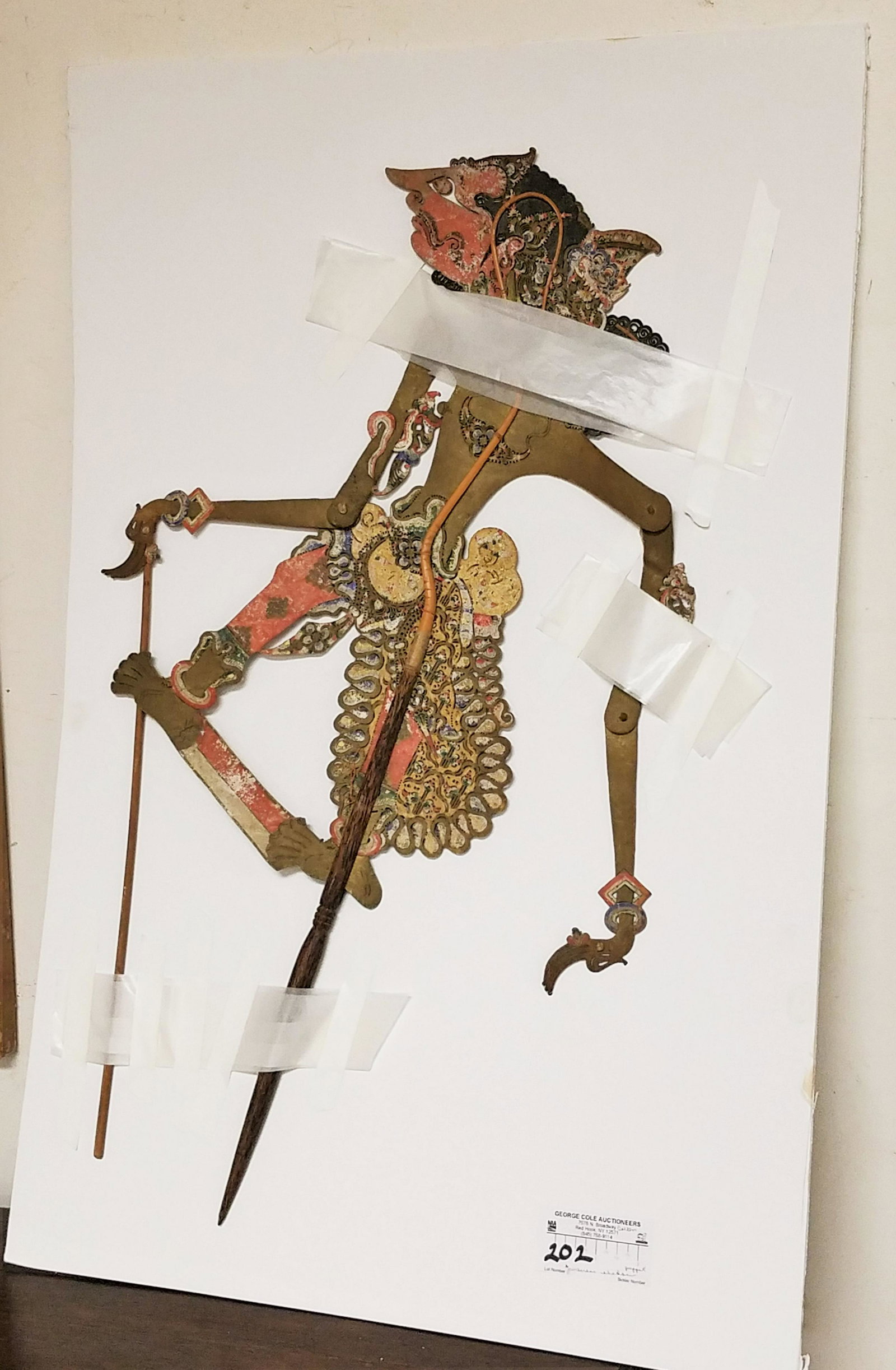 JAVANES SHADOW PUPPET 28-1/2" X 15" BOLTON ESTATE (1 of 2)