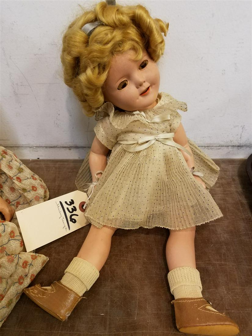 Vintage Shirley Temple Composite Doll 15 1 2