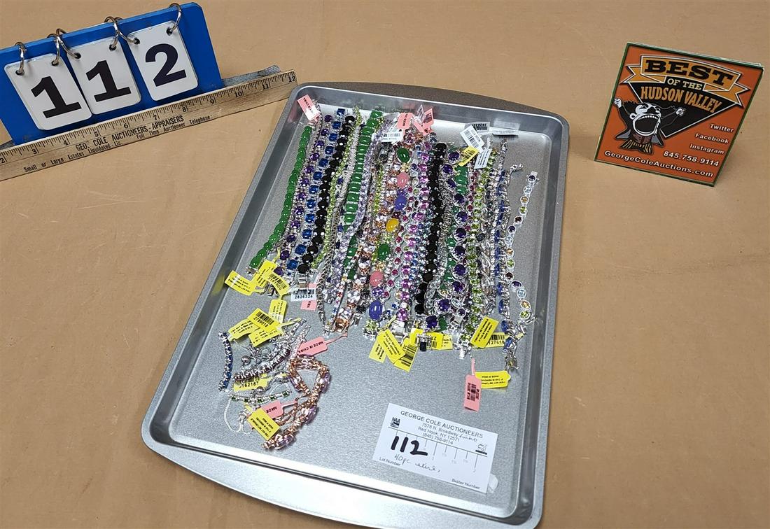 TRAY 40 NEW STERL BRACELETS (1 of 5)