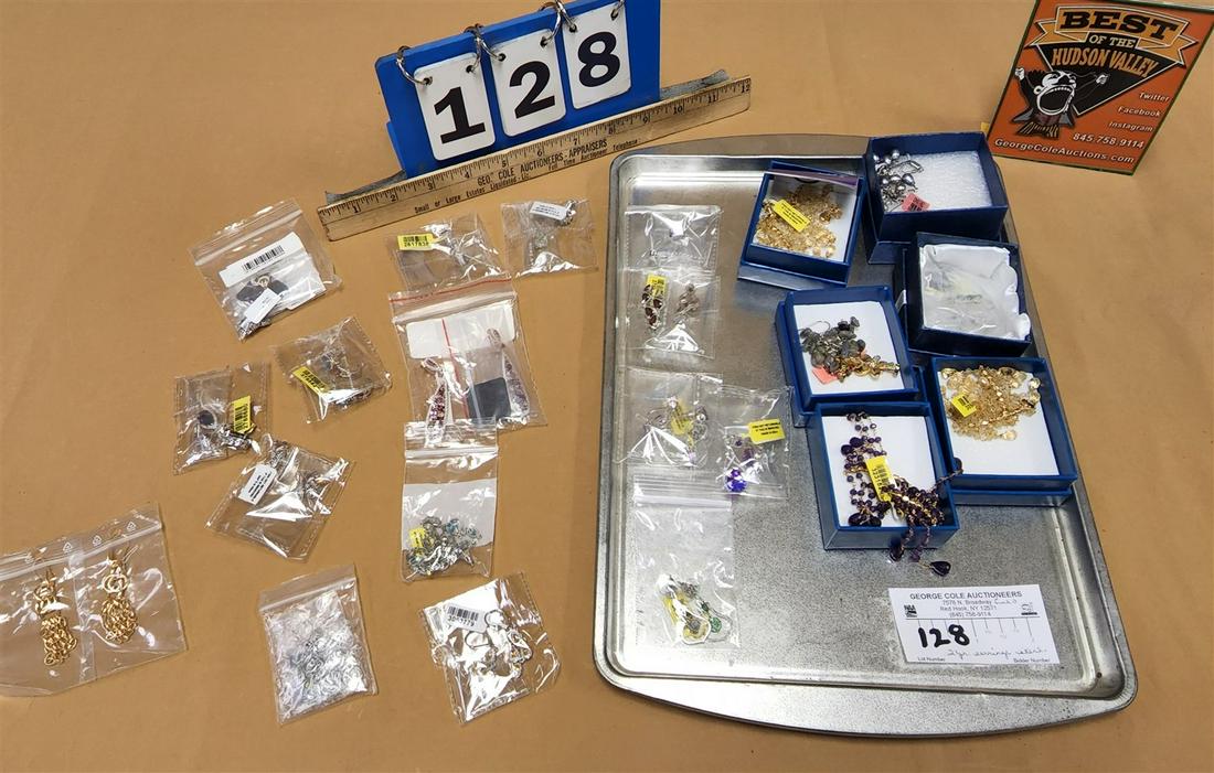 TRAY 21 PR NEW STERL EARRINGS (1 of 9)