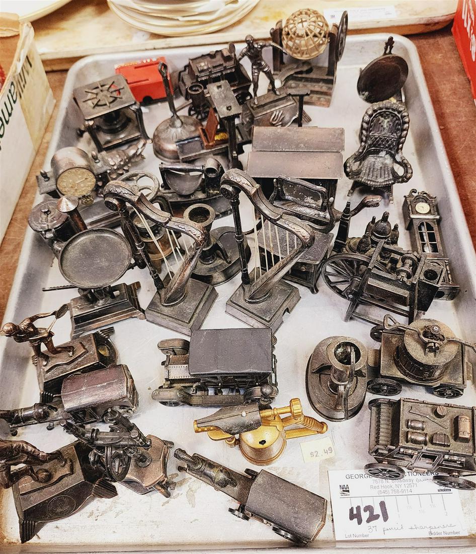 TRAY 37 FIGURAL PENCIL SHARPENERS (1 of 1)