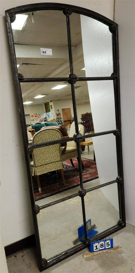 VINTAGE STEEL FRAME WINDOW W/MIRRORS 69 1/2"H X 31 1/2"W (1 of 4)