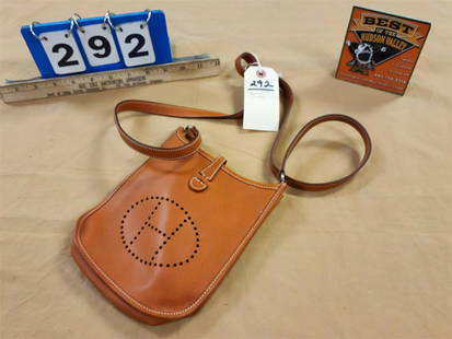 VINTAGE HERMES MINI EVELYNE FROM ROGER ROSS & ERIC BONGARTZ COLL 5%PROCEEDS GO TO ELLENVIL HOSPITAL: VINTAGE HERMES MINI EVELYNE FROM ROGER ROSS & ERIC BONGARTZ COLL 5% PROCEEDS GO TO ELLENVILE HOSPITAL FOUNDATION.