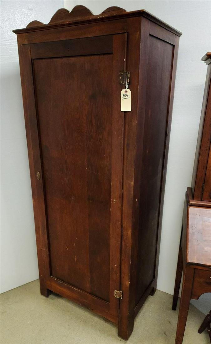 FIR 1 DOOR ARMOIRE 6'3"H X 30"W X 21"D: FIR 1 DOOR ARMOIRE 6'3"H X 30"W X 21"D