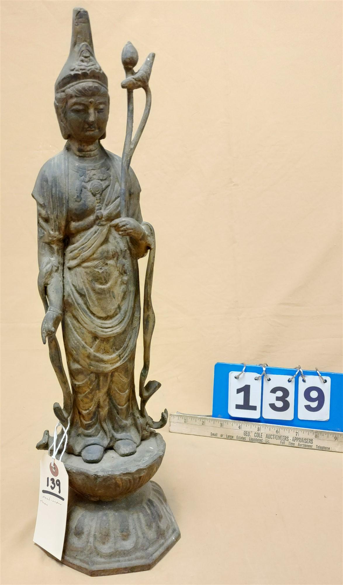 CAST IRON THAI GODDESS 20" (1 of 7)