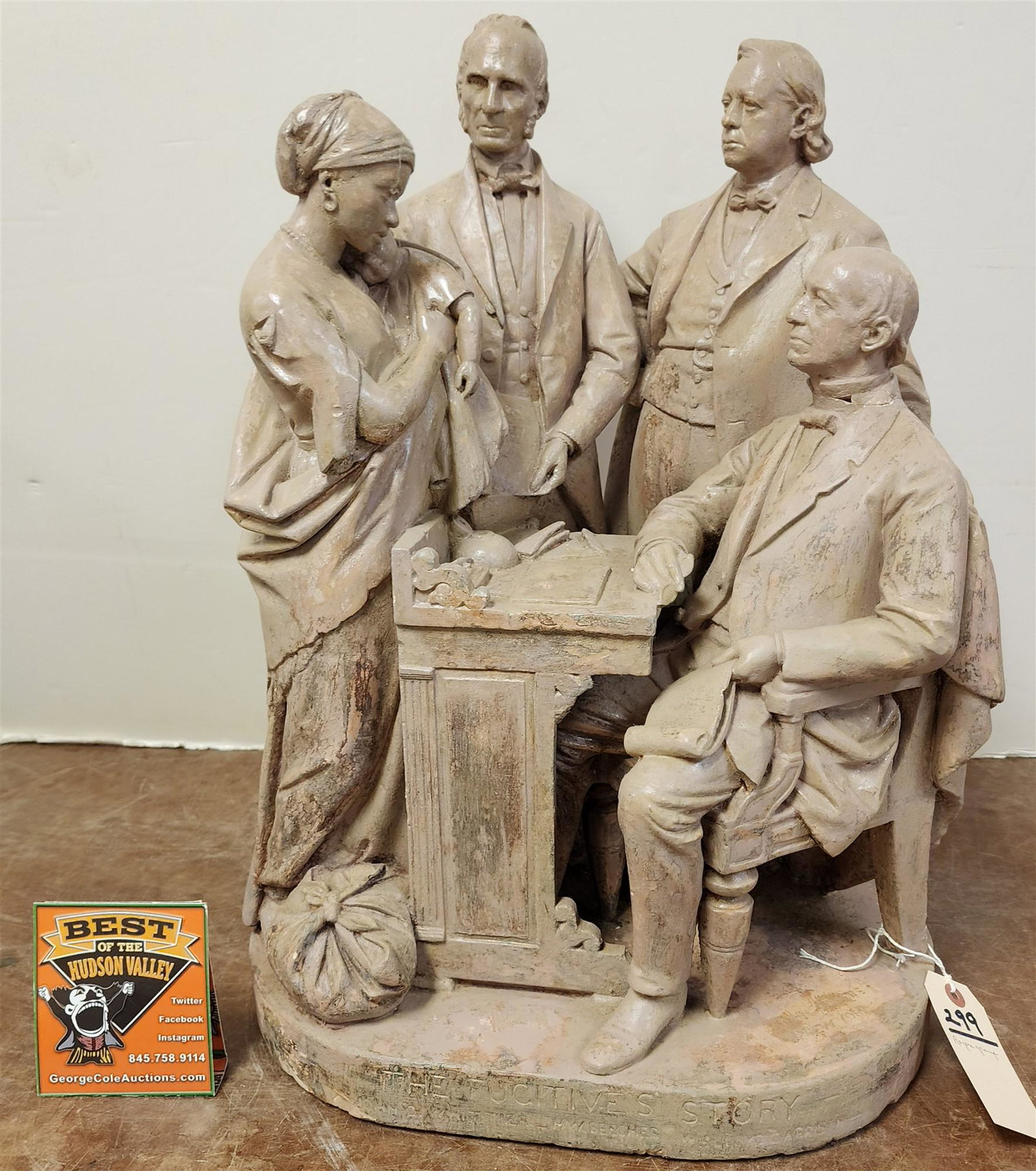 ROGERS GROUP "THE FUGITIVES STORY" 22"H X 16"W X 11 1/2"D (1 of 12)