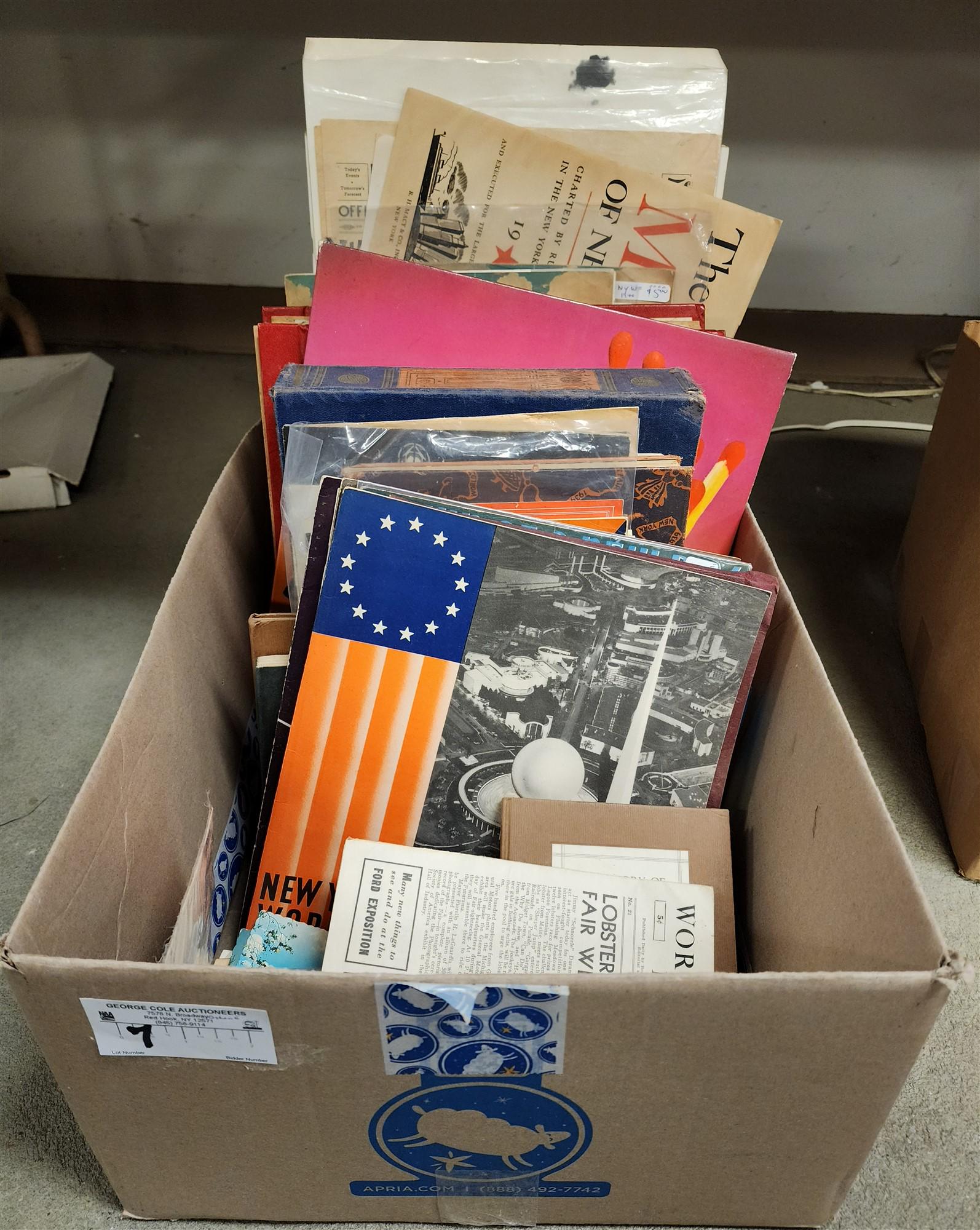 BX 1939 NY WORLDS FAIR EPHEMERA (1 of 8)