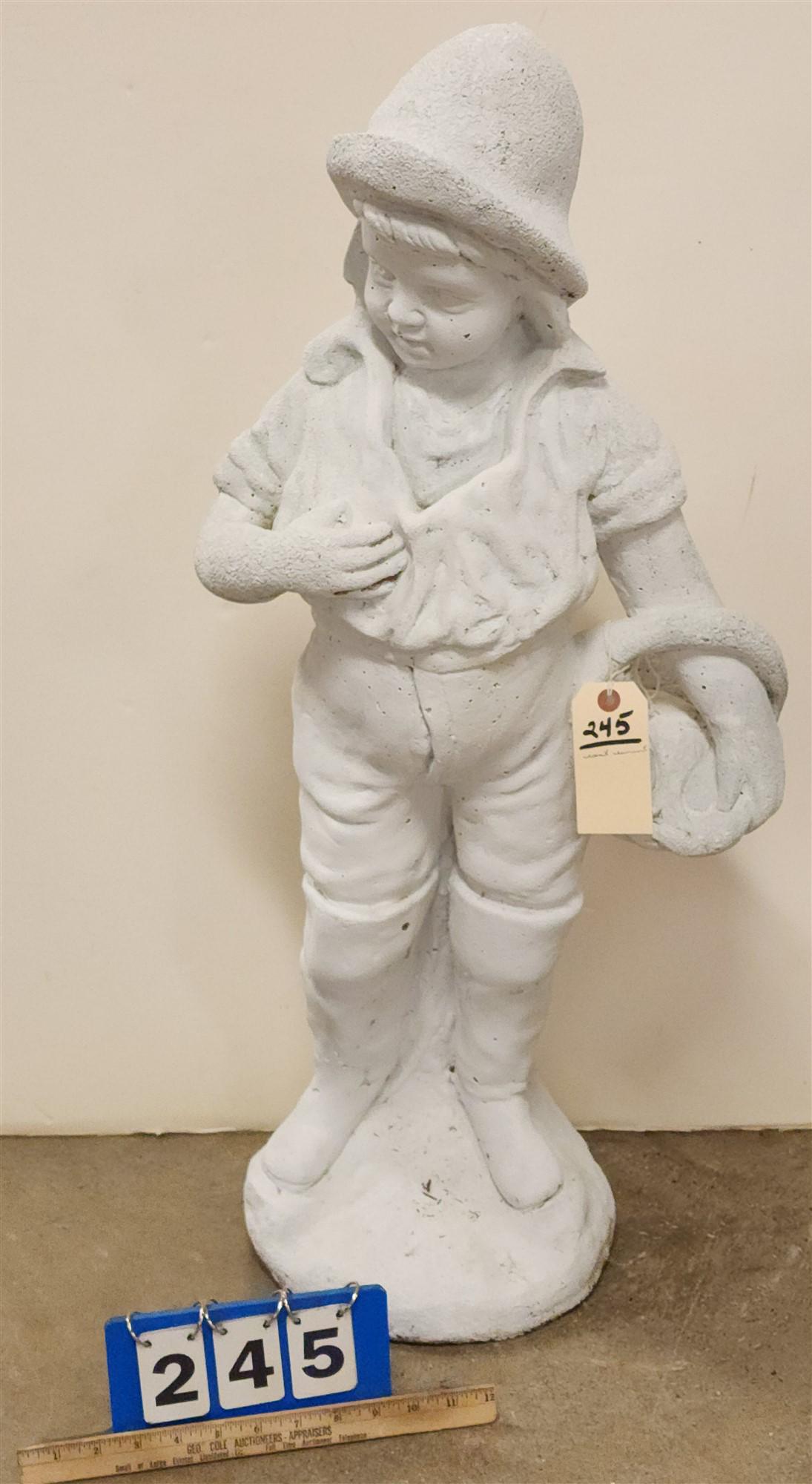 CAST CEMENT FIGURE 35" (1 of 4)