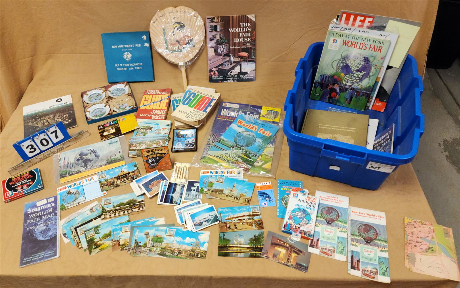 TUB 1964-65 WORLD'S FAIR EPHEMERA: TUB 1964-65 WORLD'S FAIR EPHEMERA