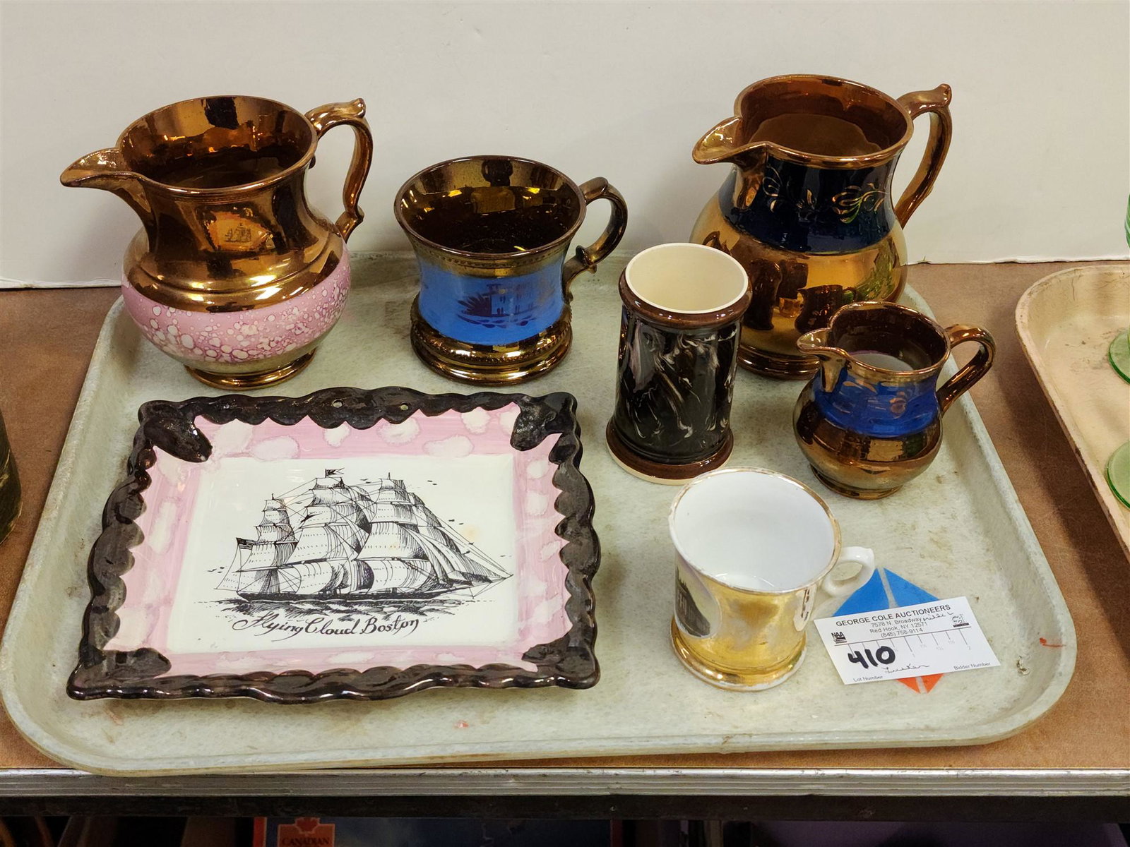 TRAY LUSTER PITCHERS MUG TRAY (1 of 1)