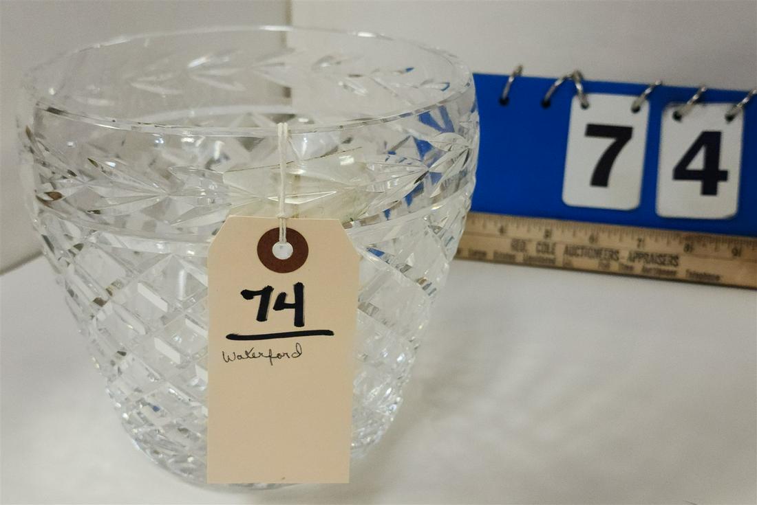 WATERFORD ICE BUCKET 6"H X 6 1/2" DIAM. (1 of 6)