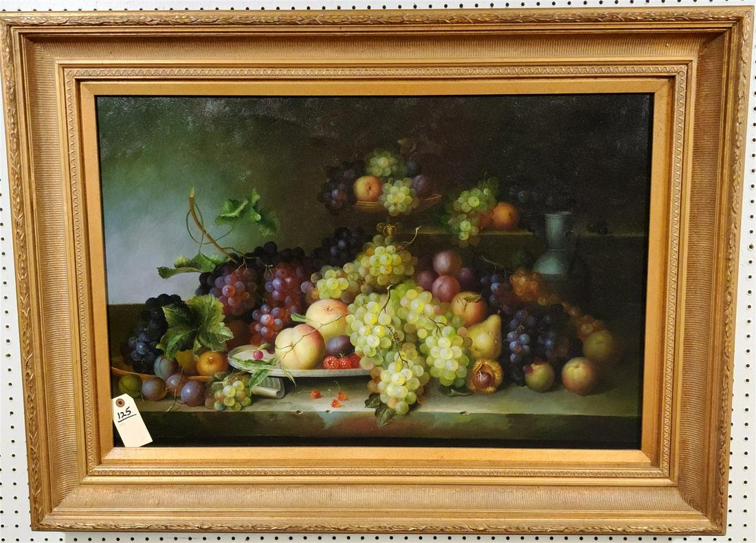 FRAMED O/C STILL LIFE 24" X 36" (1 of 1)