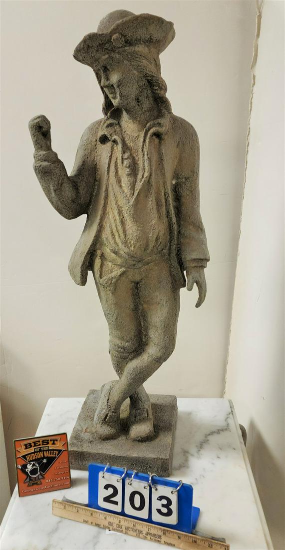 FIBERGLASS FIGURE 32-1/2"H: FIBERGLASS FIGURE 32-1/2"H