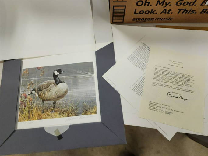 Bx Duck Stamp Prints Robert Bateman Birds Of Autumn Canada Goose
