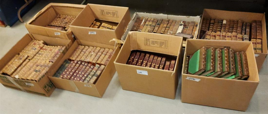 8 BXS. 19THc. & EARLY 20THc BOOK SETS (1 of 10)