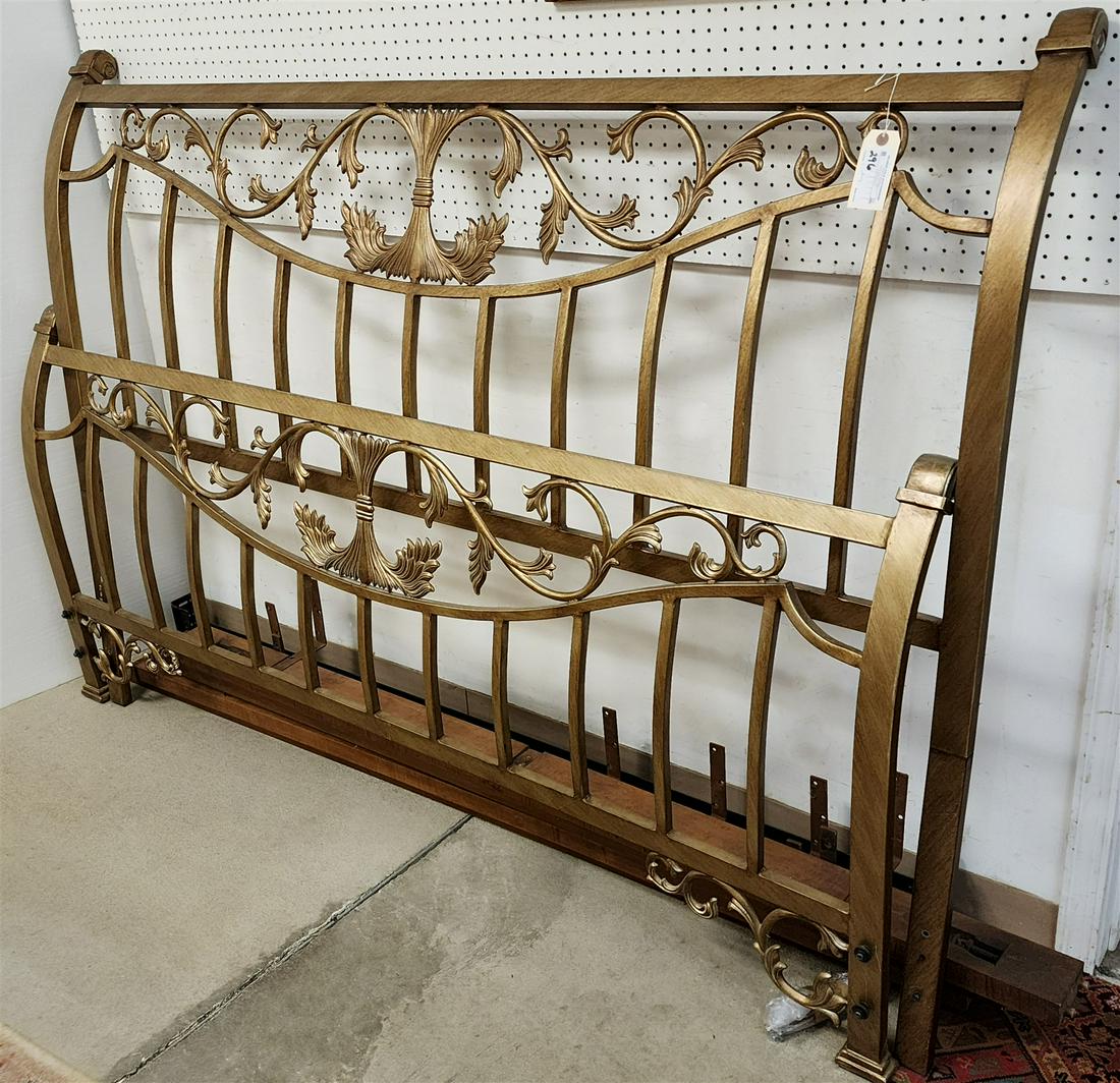 KING METAL BED 55 1/2"H X 77 1/2"W: KING METAL BED 55 1/2"H X 77 1/2"W
