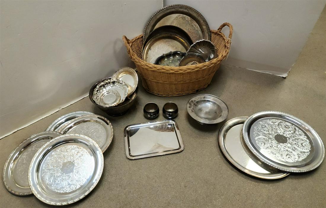 BASKET SILVERPLATE: BASKET SILVERPLATE