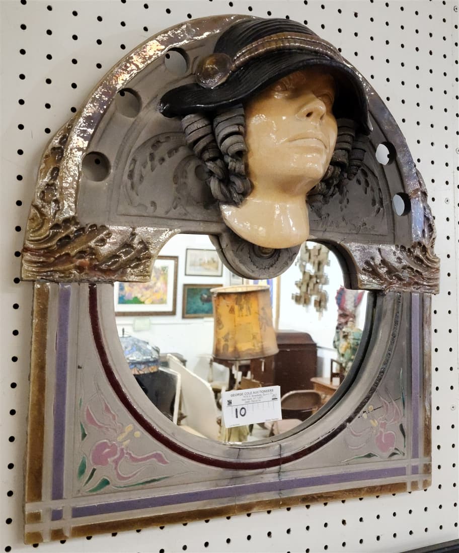 TILED FRAME MIRROR 21" X 20" (1 of 4)