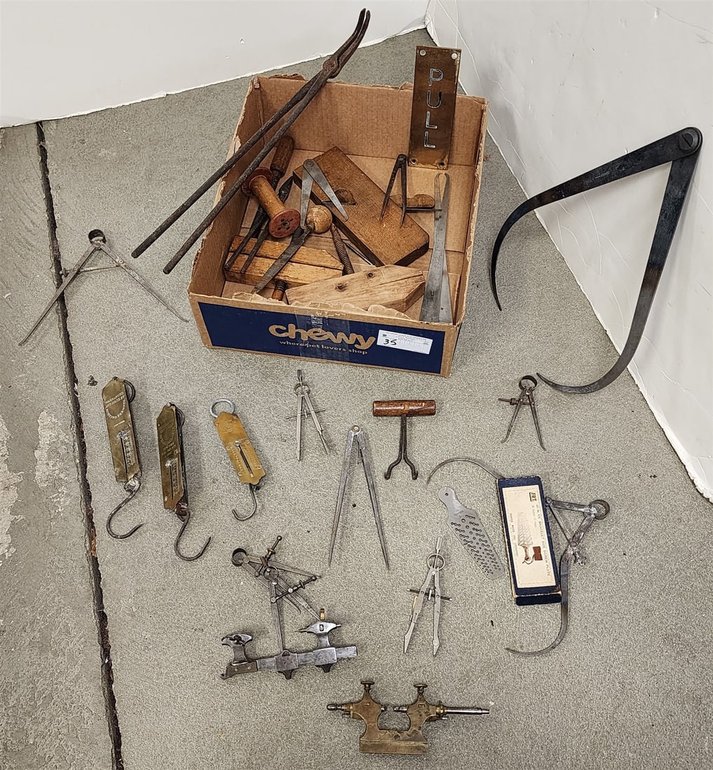 BX CALIPERS, SCALES, OLD TOOLS (1 of 5)