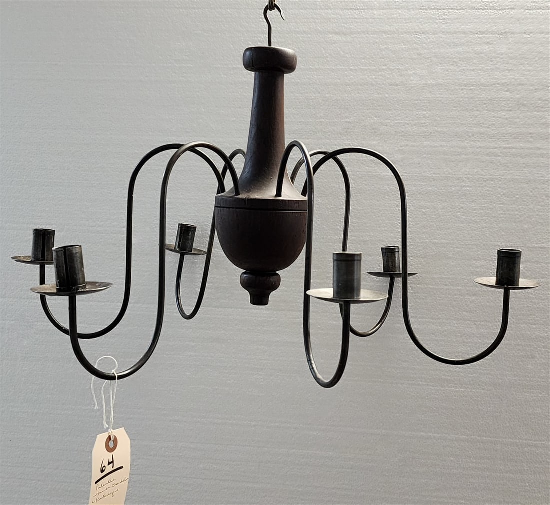 PATENTEE MANOR COLONIAL DIGNITY CHANDELIER 6 ARM 14"H X 24"DIAM W/CATALOGUE: PATENTEE MANOR COLONIAL DIGNITY CHANDELIER 6 ARM 14"H X 24"DIAM W/CATALOGUE