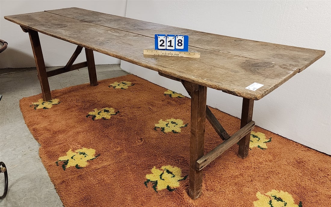 PRIM HARVEST TABLE 30"H X 7'10"L X 28"W (1 of 4)