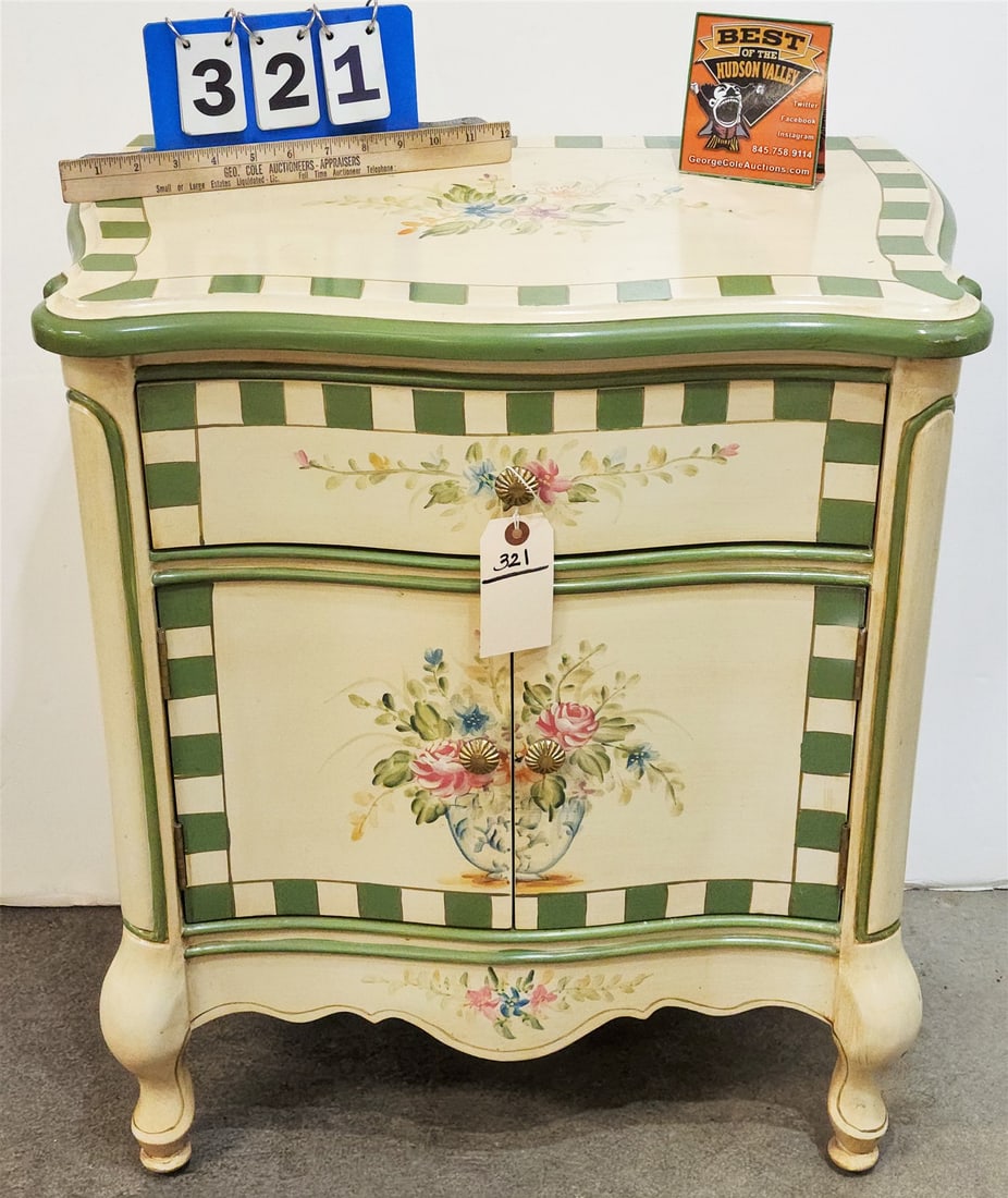 PTD. 1 DRAWER OVER 2 DOOR STAND 16 1/2"H X 22 1/2"W X 14"D: PTD. 1 DRAWER OVER 2 DOOR STAND 16 1/2"H X 22 1/2"W X 14"D
