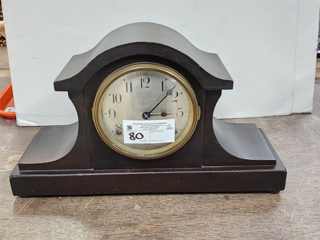 seth thomas mahog mantel clock (1 of 6)