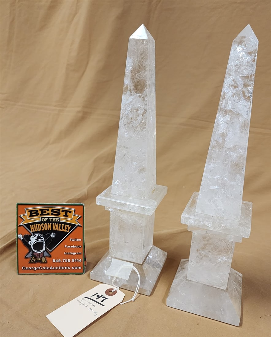 pr rock crystal quartz obelisks (1 of 3)