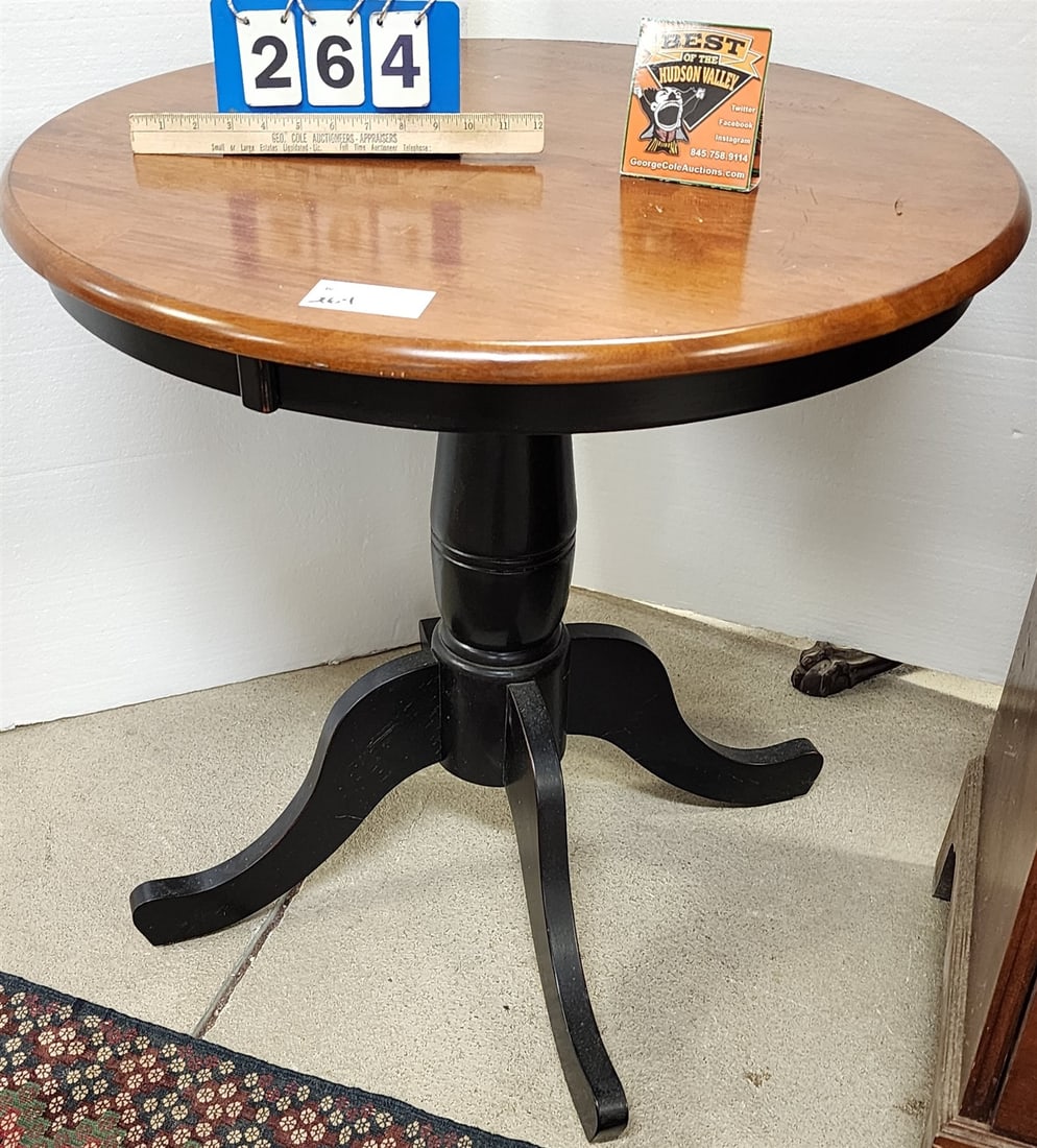 ped base table: ped base table H-29 1/2" W-30" diam L-