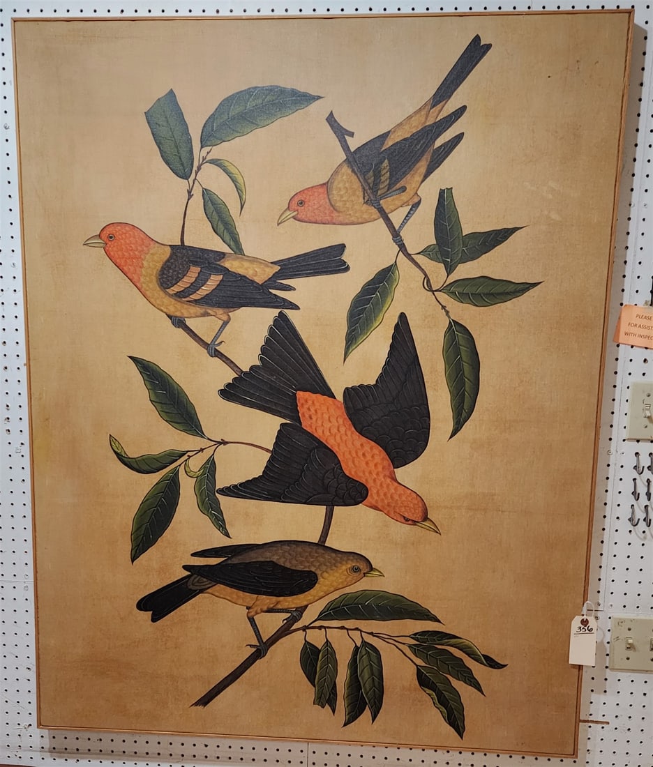 framed o/c birds 54" x 43" (1 of 2)