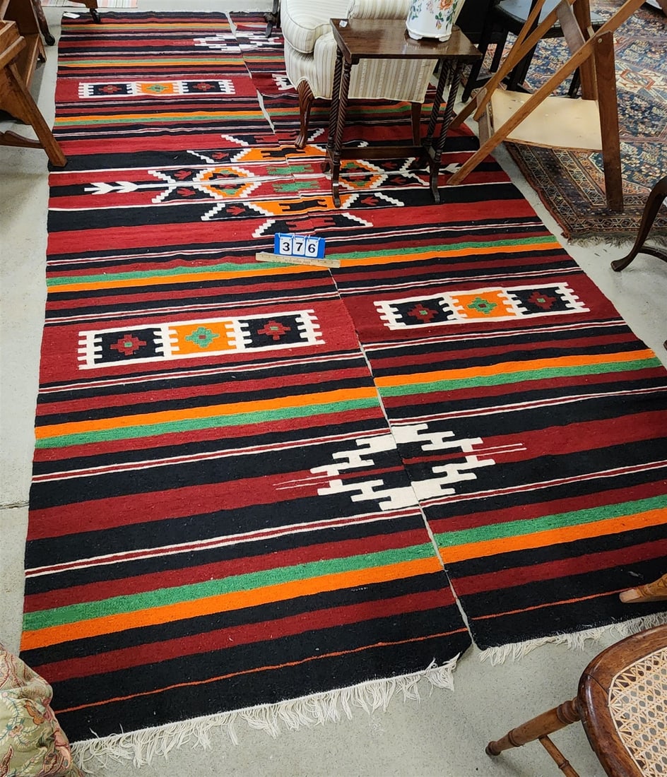 kilim 2 part 76" x 162": kilim 2 part 76" x 162" H- W- L-