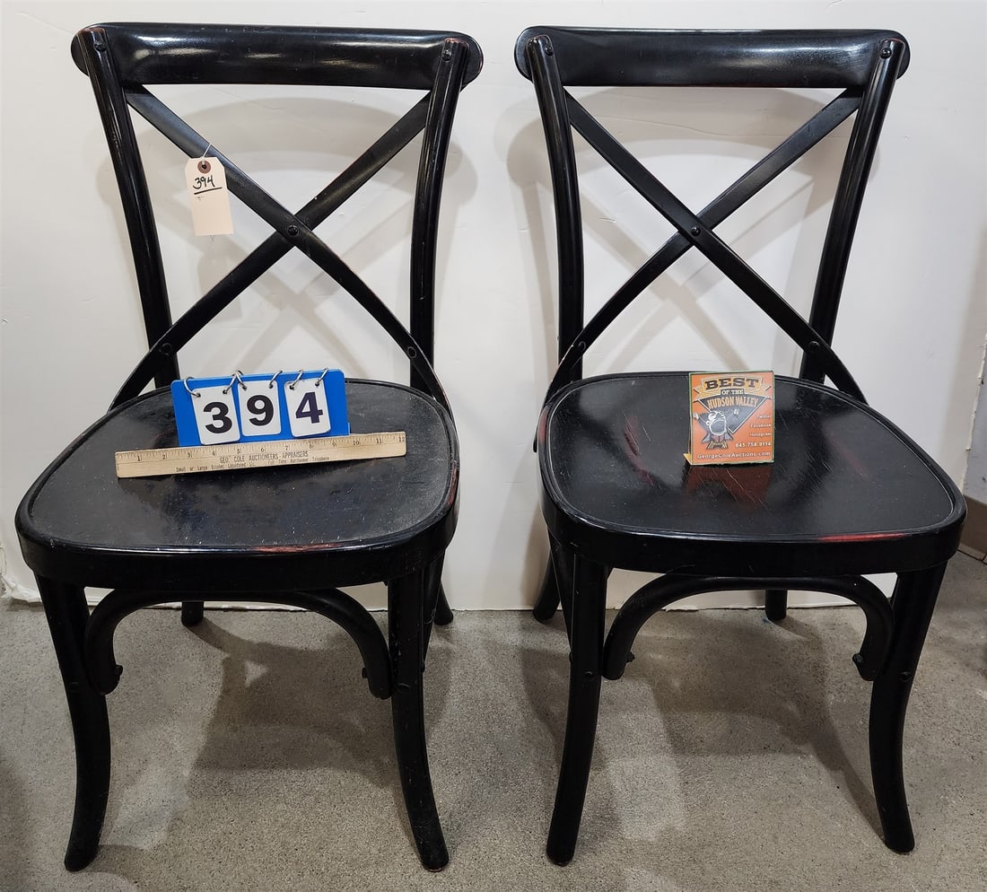 pr ebonized side chairs (1 of 1)