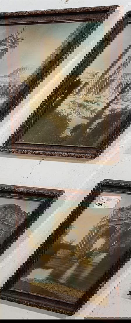 pr c1915 framed hand tinted photos of San Francisco's Palace of Fine Arts (1 of 6)