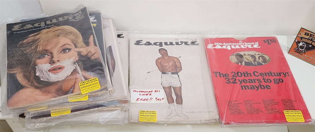 bx 14 1960's and 70's Esquire mags: bx 14 1960's and 70's Esquire mags H- W- L-