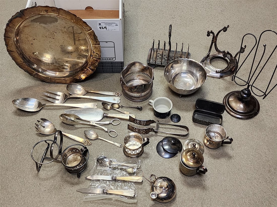 Bx Silverplate Serving Pcs Flatware (1 of 3)
