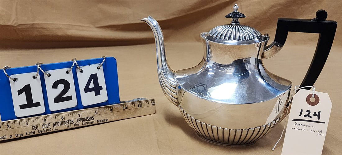 Sterl Gorham 3 Pint Tea Pot 26.24 Ozt (1 of 4)
