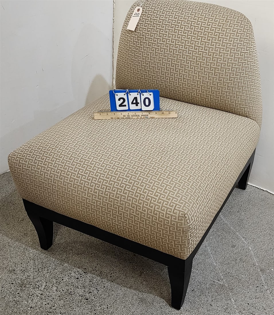 Modern Uphols Chair 3"H X 28"W X 22"D (1 of 4)