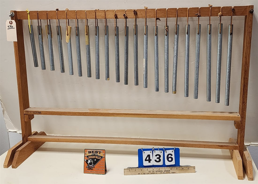 Rack Tulee Chimes 27"H X 42 1/2"L: Rack Tulee Chimes 27"H X 42 1/2"L