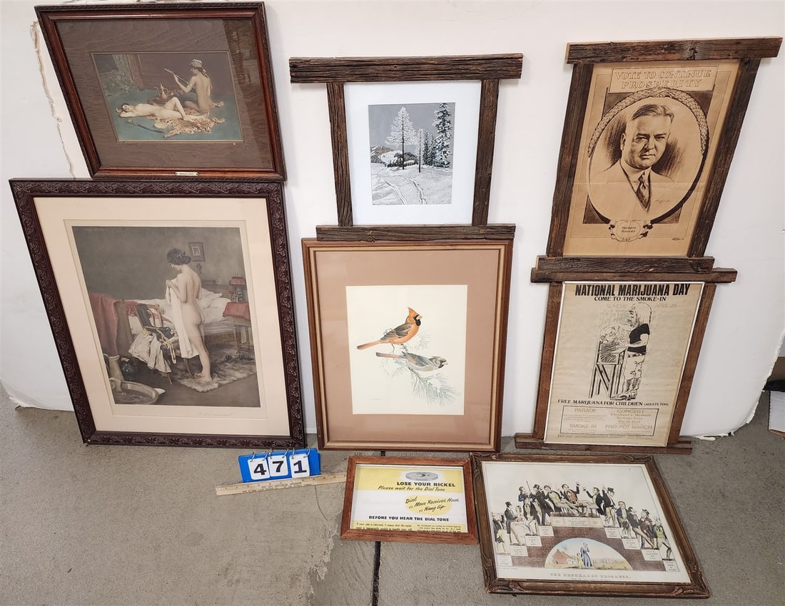 Tub Framed Items: Tub Framed Items
